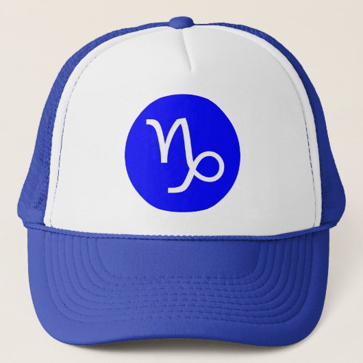 Capricorn-Symbol Truckerkappe (Vorderseite)
