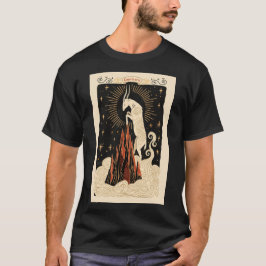 Capricorn - T - Shirt Celestial Zodiac Art