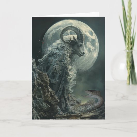 Capricorn Tarot Astrologie, Zodiac, Note Card (Vorderseite)