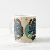 Capricorn Tasse Horoskop Star-Zeichen (Vorderseite Links)