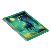 Capricorn the Sea Goat Zodiac Sign Notizblock (Rechte Seite)