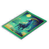 Capricorn the Sea Goat Zodiac Sign Notizblock (Linke Seite)