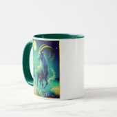 Capricorn the Sea Goat Zodiac Sign Tasse (Vorderseite Links)