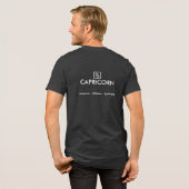 Capricorn – The Visionary Architect Tri-Blend Shirt (Rückseite voll)