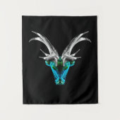 Capricorn – The Visionary Architect Wandteppich (Vorderseite)