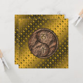 Capricorn und Erdpferd Karte (Vorderseite/Rückseite Beispiel)