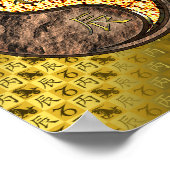 Capricorn und Feuerdrache Poster (Ecke)