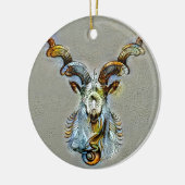 Capricorn Venice Keramik Ornament (Links)