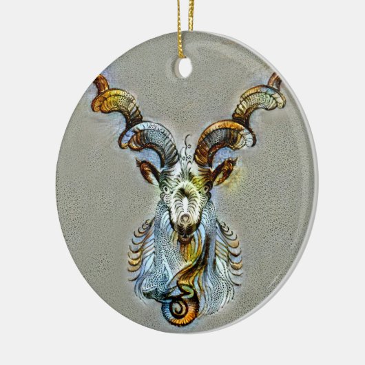Capricorn Venice Keramik Ornament (Links)
