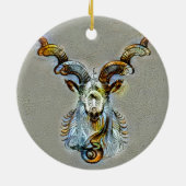 Capricorn Venice Keramik Ornament (Hinten)