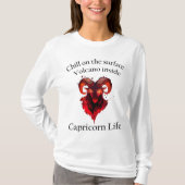 Capricorn Vibes T-Shirt (Vorderseite)