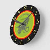 Capricorn Wall Clock Runde Wanduhr (Winkel)