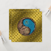 Capricorn & Water Dragon Karte (Vorderseite/Rückseite Beispiel)