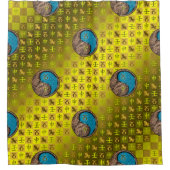 Capricorn & Water Monkey Duschvorhang (Vorderseite)