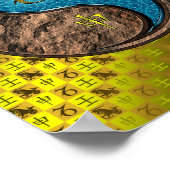Capricorn & Water Monkey Poster (Ecke)