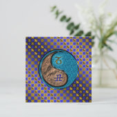 Capricorn & Water Ox Karte (Stehend Vorderseite)