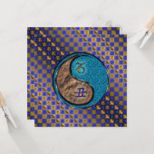 Capricorn & Water Ox Karte (Vorderseite/Rückseite Beispiel)