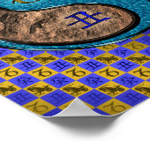 Capricorn & Water Ox Poster (Ecke)