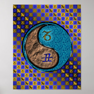 Capricorn & Water Ox Poster