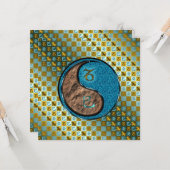 Capricorn & Water Schlange Karte (Vorderseite/Rückseite Beispiel)