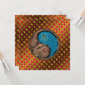 Capricorn & Water Tiger Karte (Vorderseite/Rückseite Beispiel)