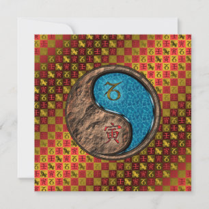 Capricorn & Water Tiger Karte