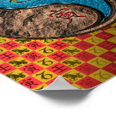 Capricorn & Water Tiger Poster (Ecke)