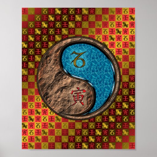 Capricorn & Water Tiger Poster (Vorne)