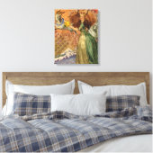 Capricorn Woman Goat Whimsical Fun Leinwanddruck (Insitu (Schlafzimmer))