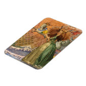 Capricorn Woman Goat Whimsical Fun Magnet (Linke Seite)