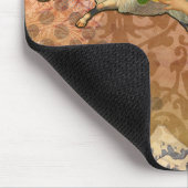 Capricorn Woman Goat Whimsical Fun Mousepad (Ecke)