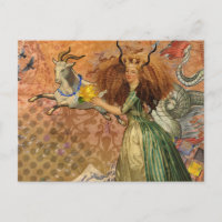 Capricorn Woman Goat Whimsical Fun