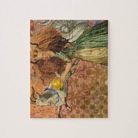 Capricorn Woman Goat Whimsical Fun Puzzle (Vertikal)