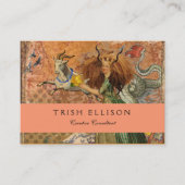 Capricorn Woman Goat Whimsical Fun Visitenkarte (Vorderseite)