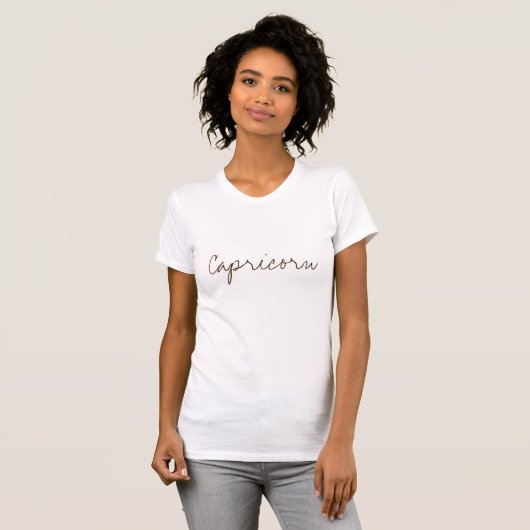 Capricorn Women's Basic T - Shirt (Vorne ganz)