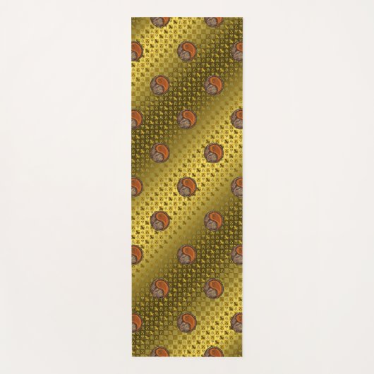 Capricorn & Wood Dragon Yogamatte (Vorderseite)