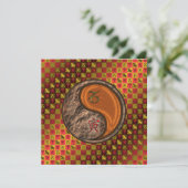 Capricorn & Wood Tiger Karte (Stehend Vorderseite)
