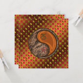 Capricorn & Wood Tiger Karte (Vorderseite/Rückseite Beispiel)