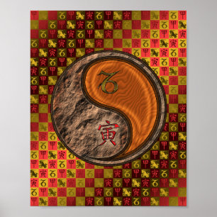 Capricorn & Wood Tiger Poster