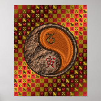 Capricorn & Wood Tiger Poster