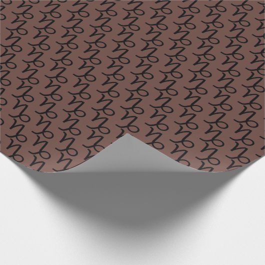 Capricorn Wrapping Paper Geschenkpapier (Ecke)