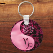 Capricorn Yin Yang Schlüsselanhänger (Vorderseite)