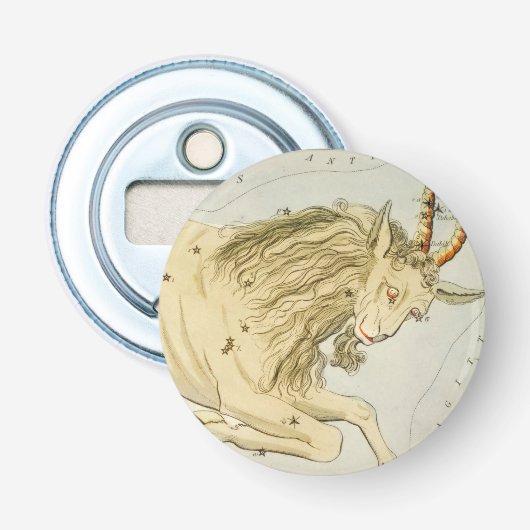 Capricorn, Zehnte astrologische Zodiaka-Zeichen Flaschenöffner (Vorderseite)