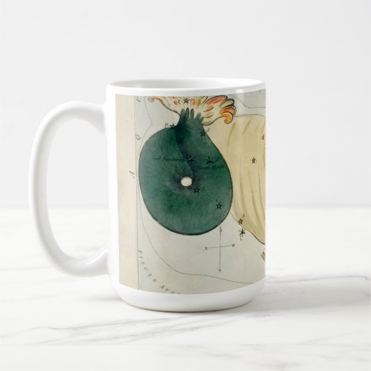 Capricorn, Zehnte astrologische Zodiaka-Zeichen Kaffeetasse (Links)