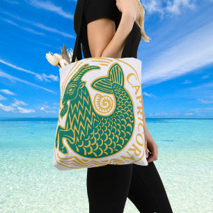 Capricorn-Zeichen des Zodiaks auf Tasche