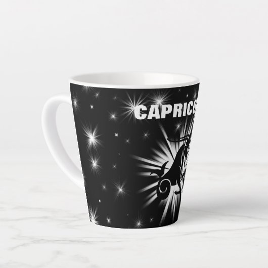 Capricorn-Zeichen Milchtasse (Linke Ecke)