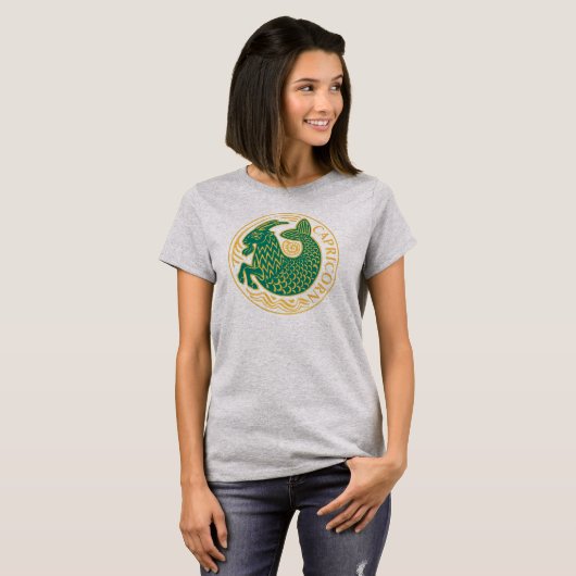 Capricorn-Zeichen T-Shirt (Vorne ganz)