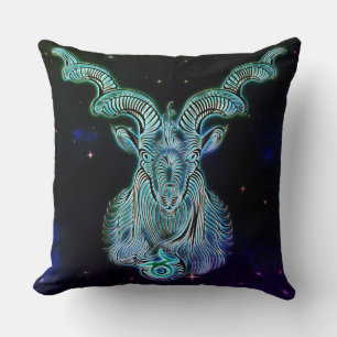Capricorn, Ziege-Zodiakkissen Kissen