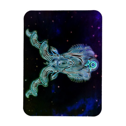 Capricorn-Ziegenmagnet Magnet (Vertikal)