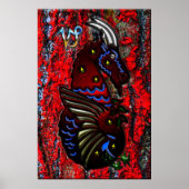 Capricorn Zodiac Art Poster (Vorne)